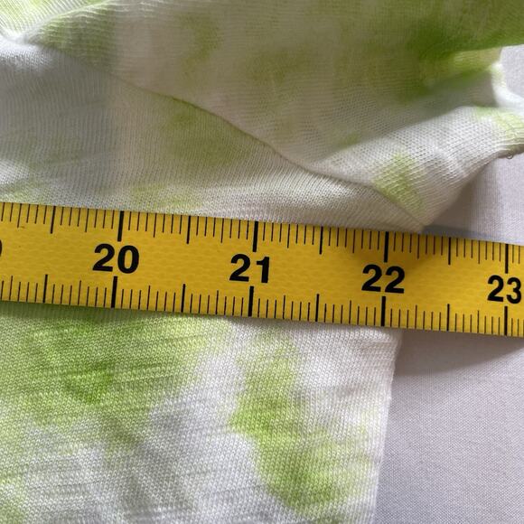 Chico's Women's Green Yellow Embroidered Top Size 3 XL Lightweight Boho Flowy - Picture 10 of 11